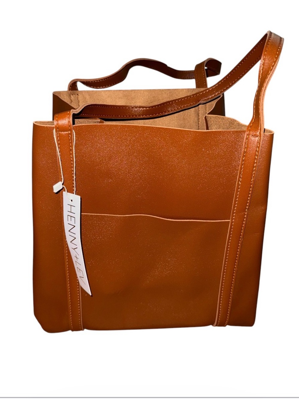Danielle vegan leather tote bag